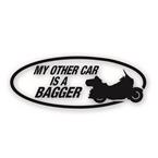 other car a bagger decal